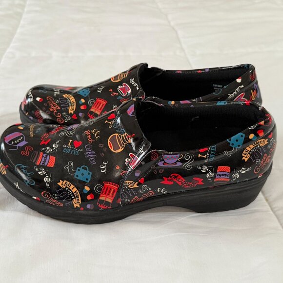 Easy Works Slip resistant Hot Coffee Black , Work shoes size 8.5 tiffany - Picture 7 of 14